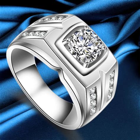 designer silver rings for men